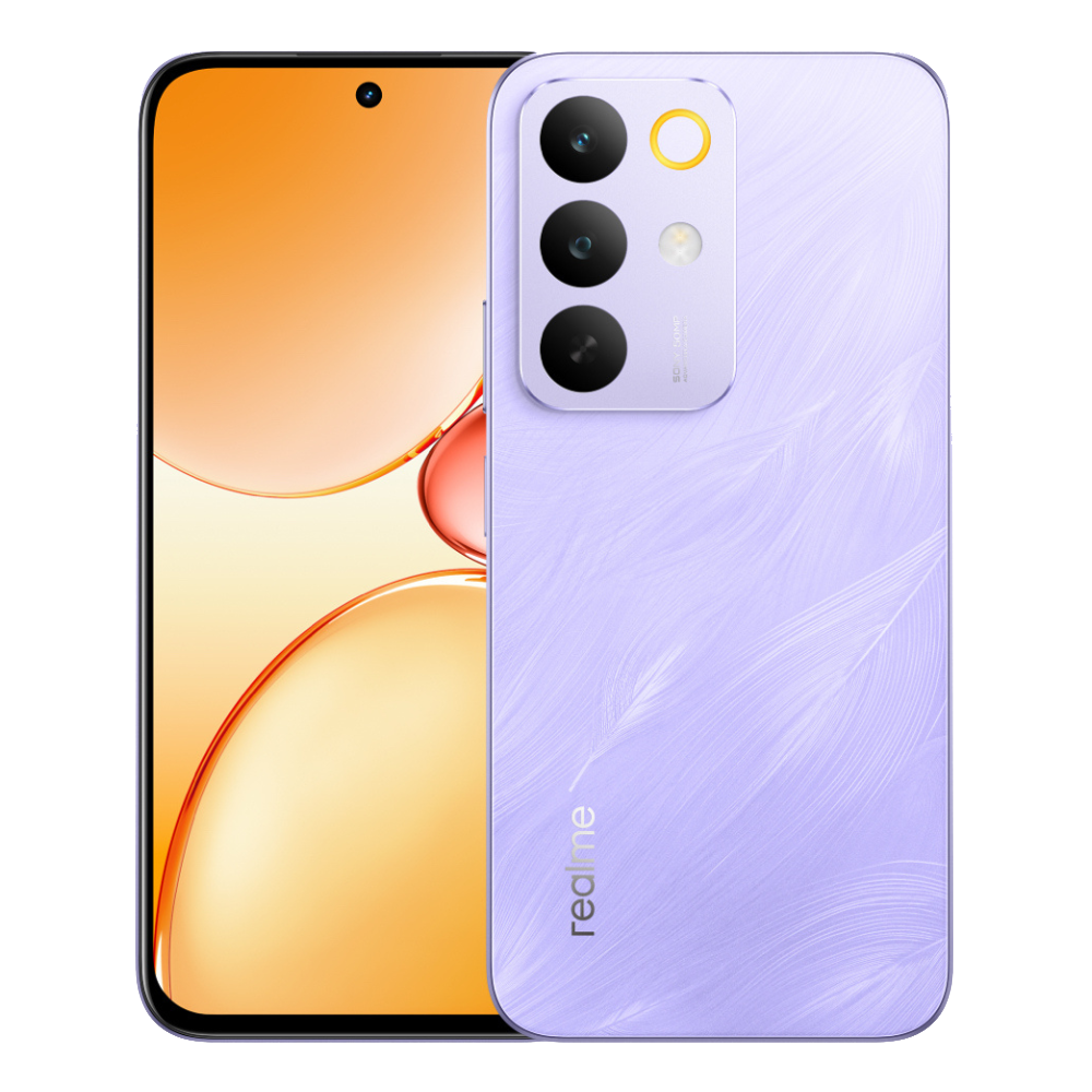 realme C85 na cor roxa